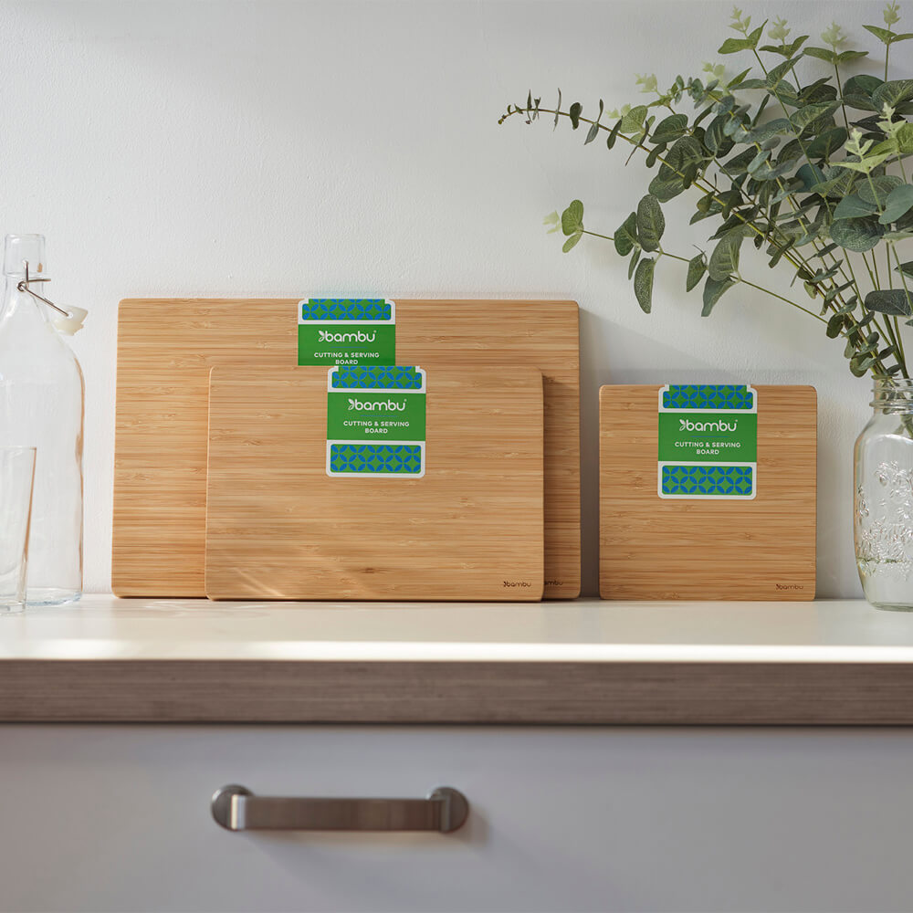 Undercut Bamboo Cutting Boards & Serving Boards