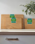 Undercut Bamboo Cutting Boards & Serving Boards