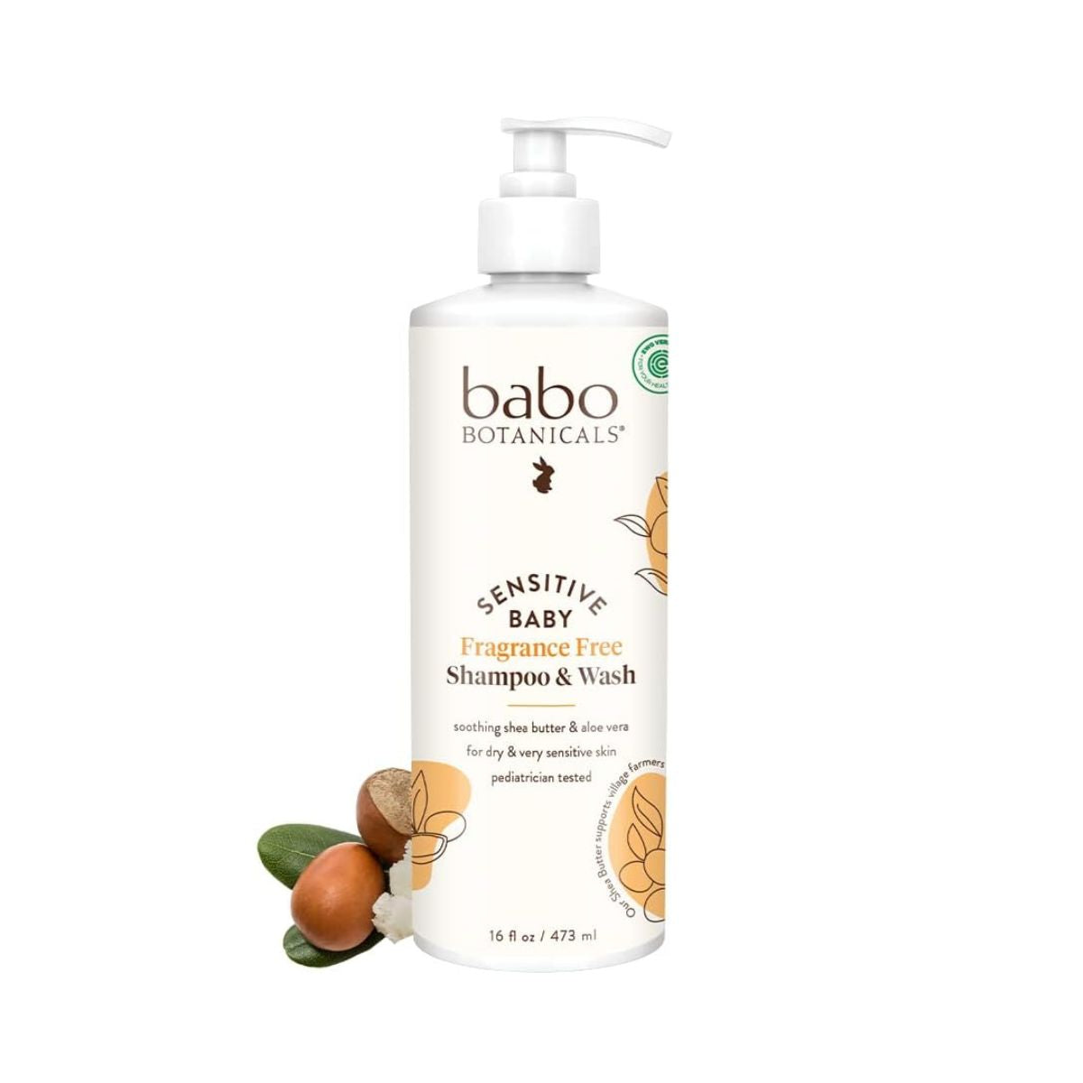 Sensitive Baby Fragrance Free Shampoo & Wash