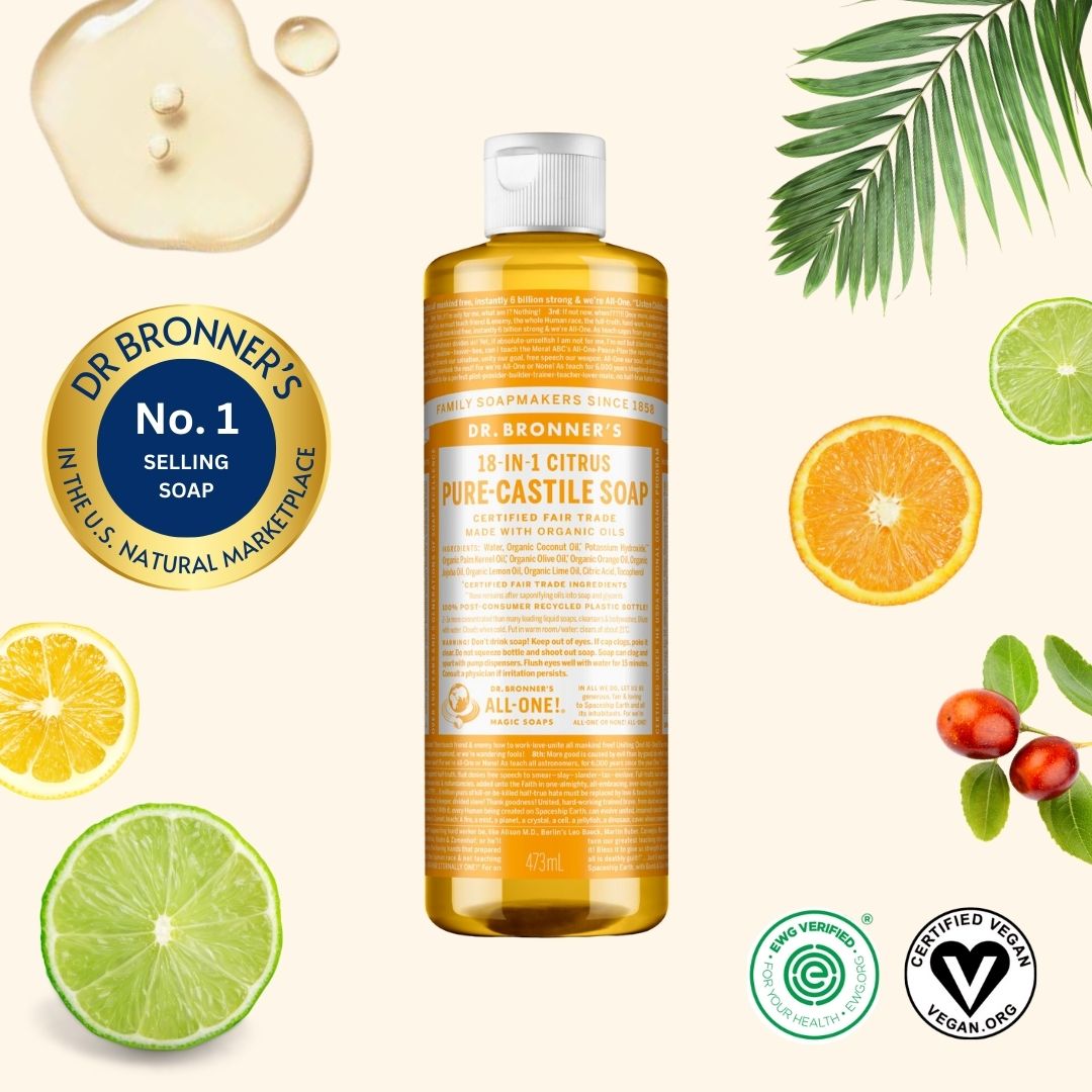 Dr Bronner's Castile Soap in Citrus
