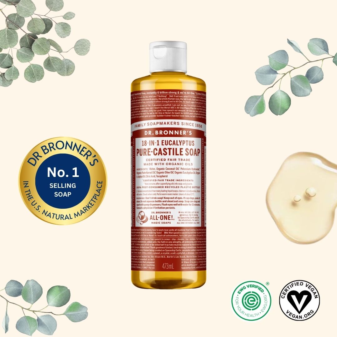 Dr Bronner's Castile Soap in Eucalyptus