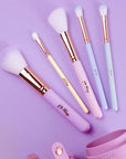 5-Piece Rainbow Makeup Brush Set