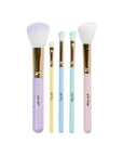 5-Piece Rainbow Makeup Brush Set
