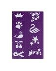 Adhesive Face Paint & Makeup Stencils