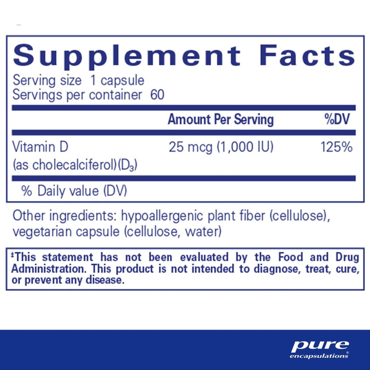 Vitamin D3 1,000 IU