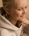 Bezel Earring 4 mm