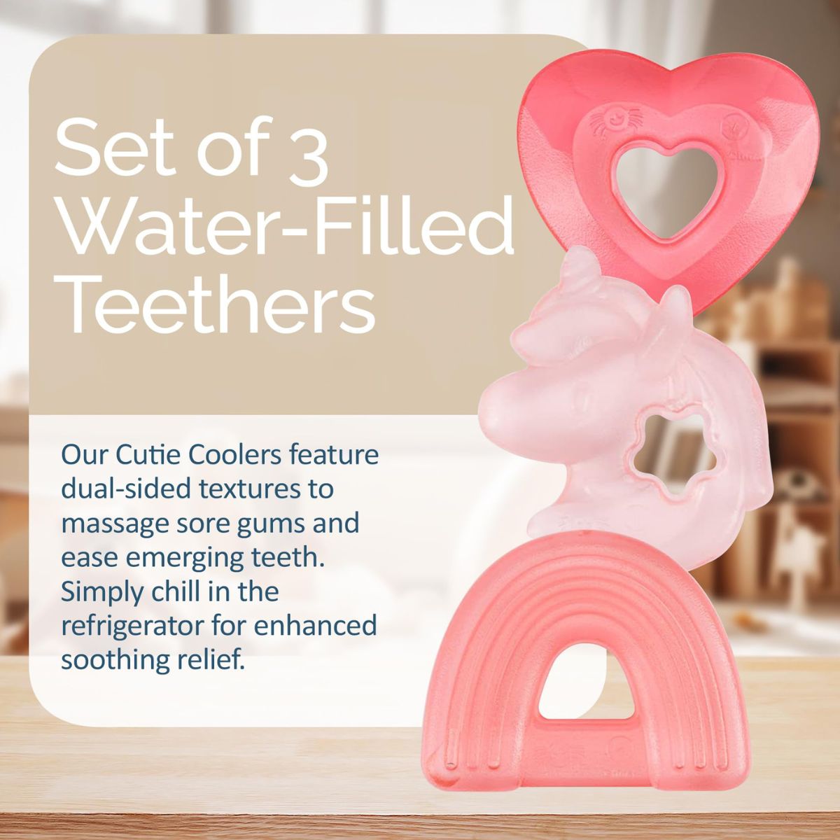 Cutie Coolers™ - Water-filled Teether
