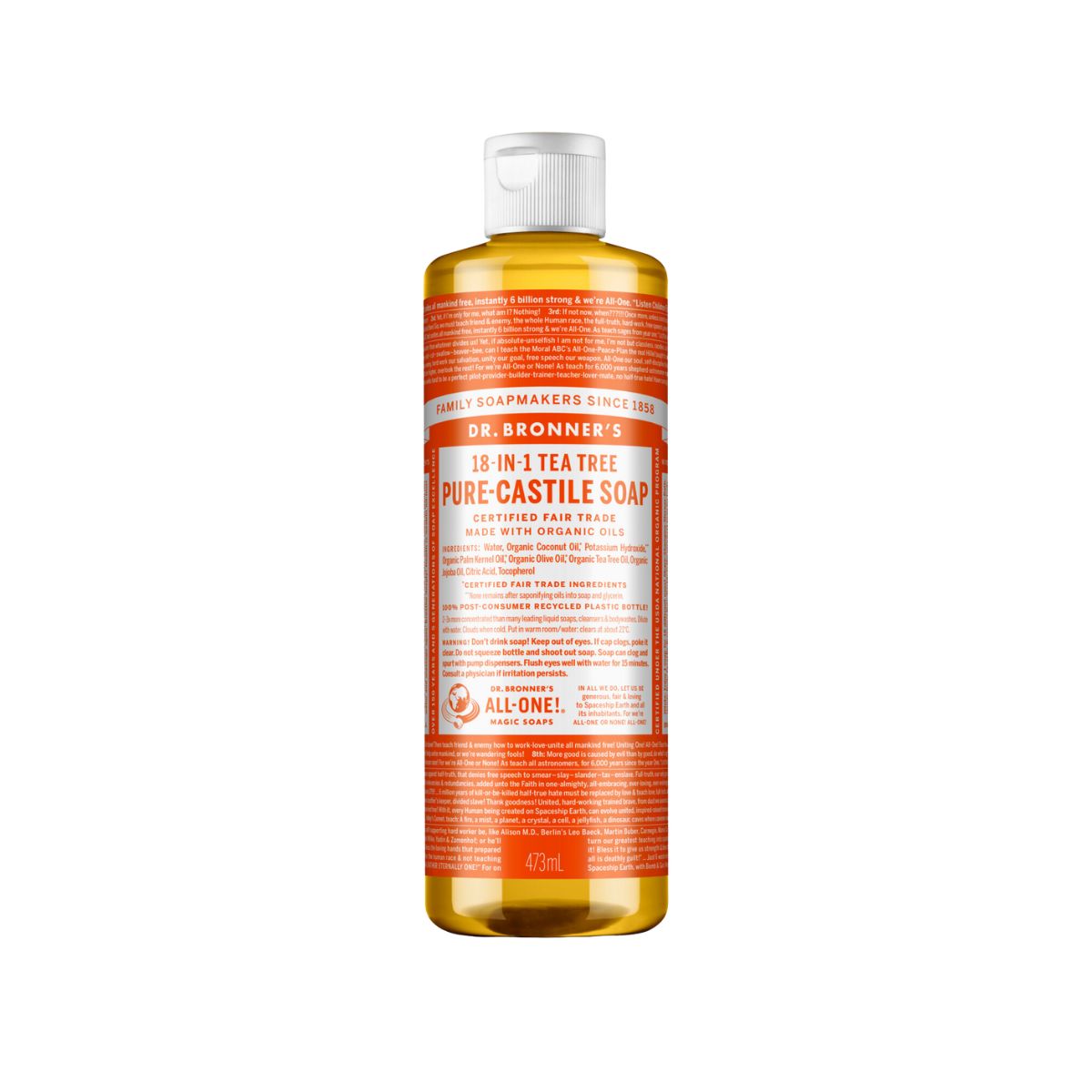 Organic Pure-Castile Liquid Soap