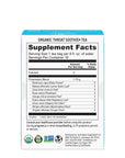 Earth Mama Organics - Organic Throat Soothie Tea Supplement Facts