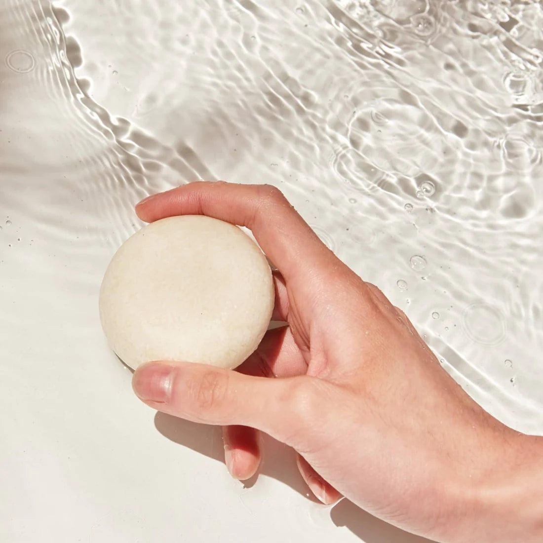 Good Juju Normal Balanced Hair Shampoo Bar with water
