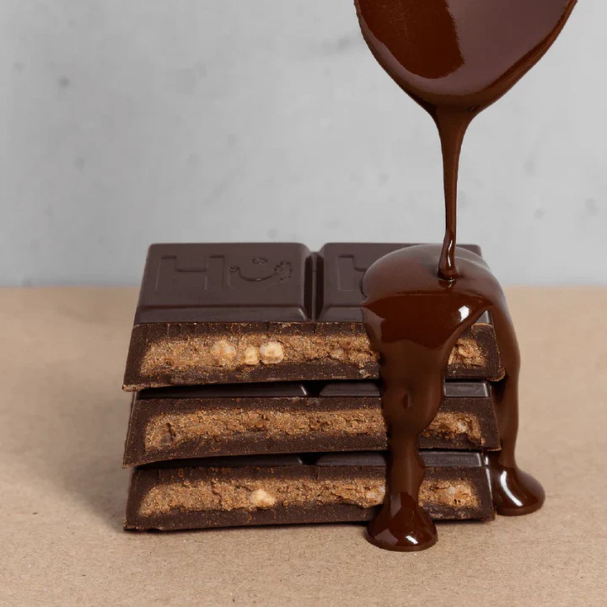 Organic Dark Chocolate Bar - Almond Butter + Puffed Quinoa