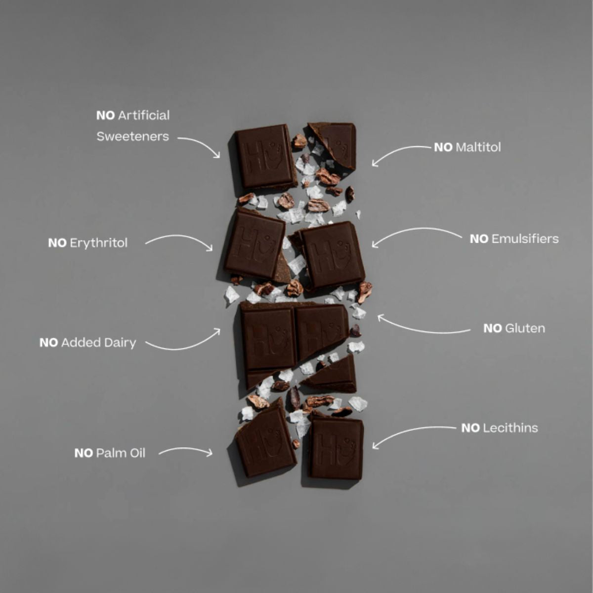 Organic Dark Chocolate Bar - Salty