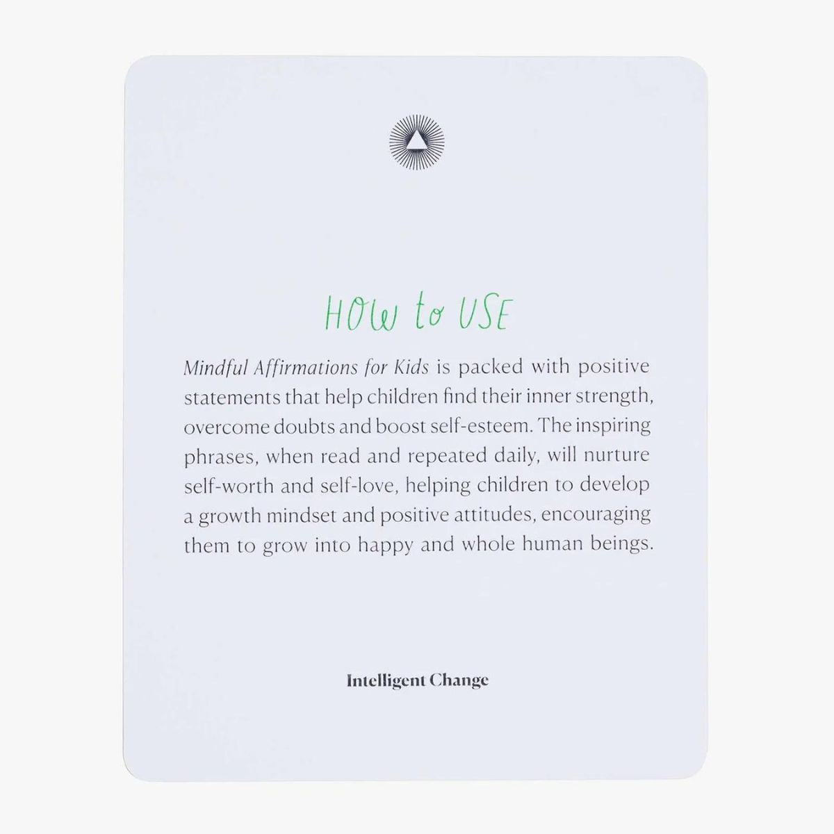 Mindful Affirmations for Kids