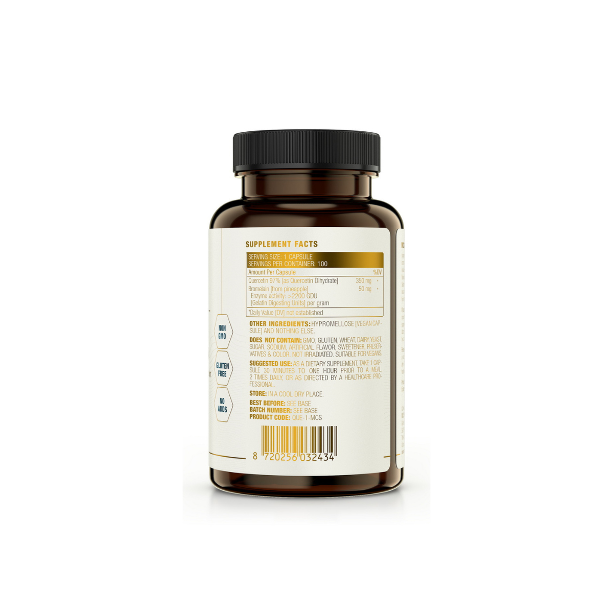 Quercetin & Bromelain, 400 mg