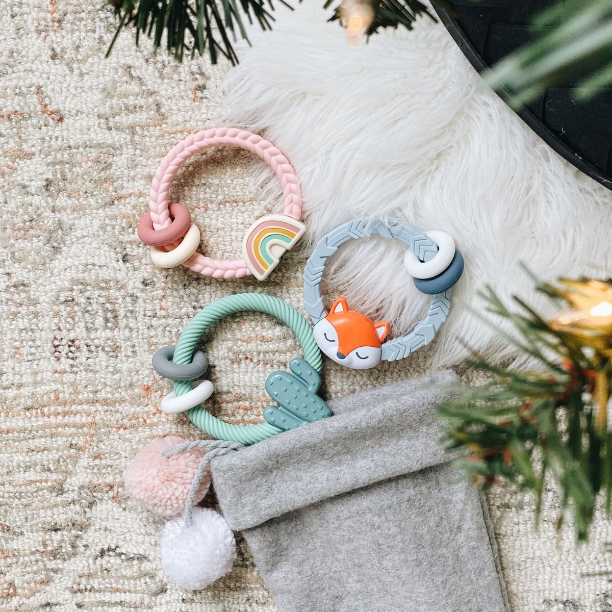 Ritzy Rattle® with Teething Rings