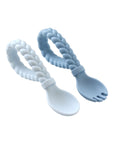 Sweetie Spoons™ - Silicone Baby Fork + Spoon Set