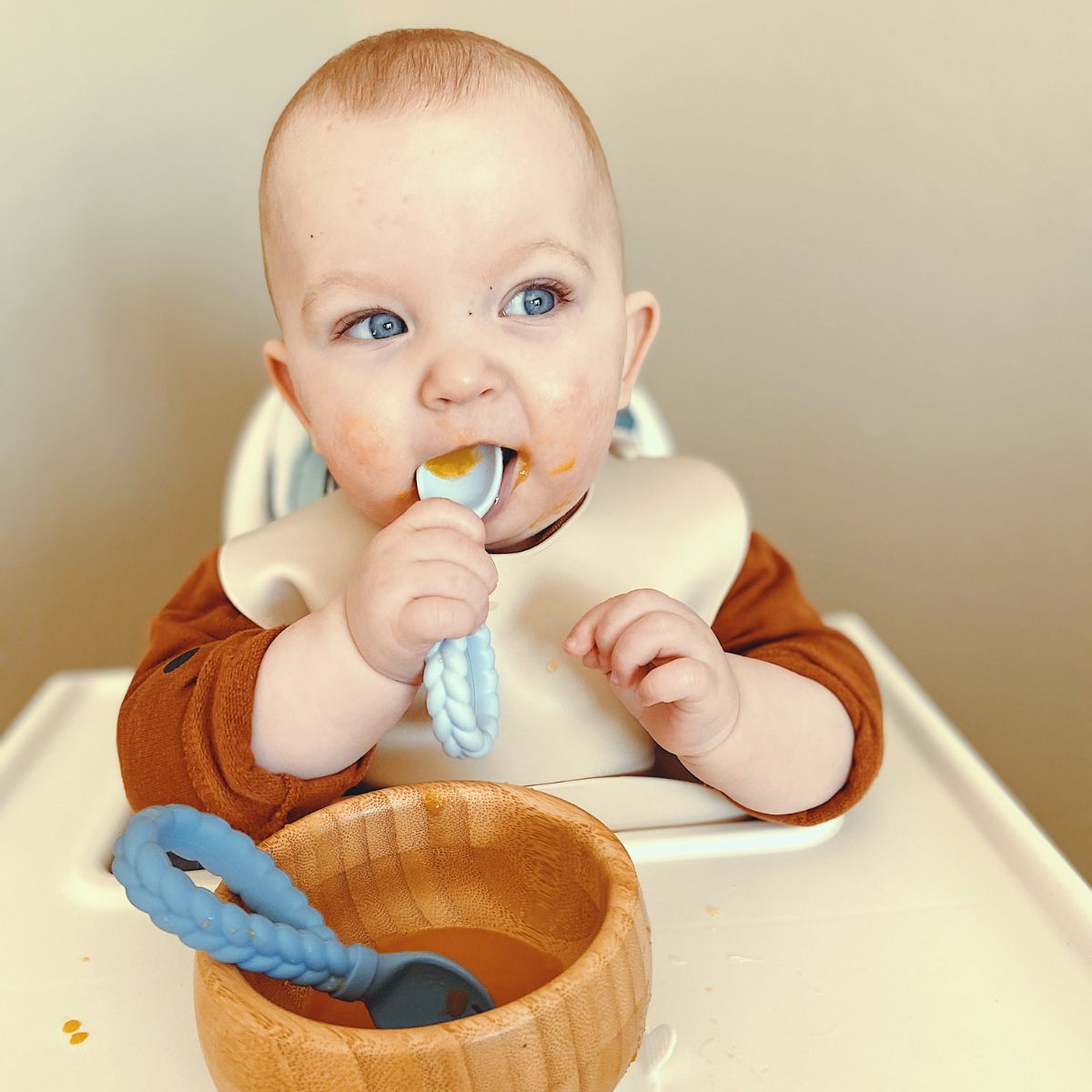 Sweetie Spoons™ - Silicone Baby Fork + Spoon Set