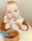 Sweetie Spoons™ - Silicone Baby Fork + Spoon Set