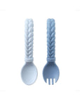 Sweetie Spoons™ - Silicone Baby Fork + Spoon Set