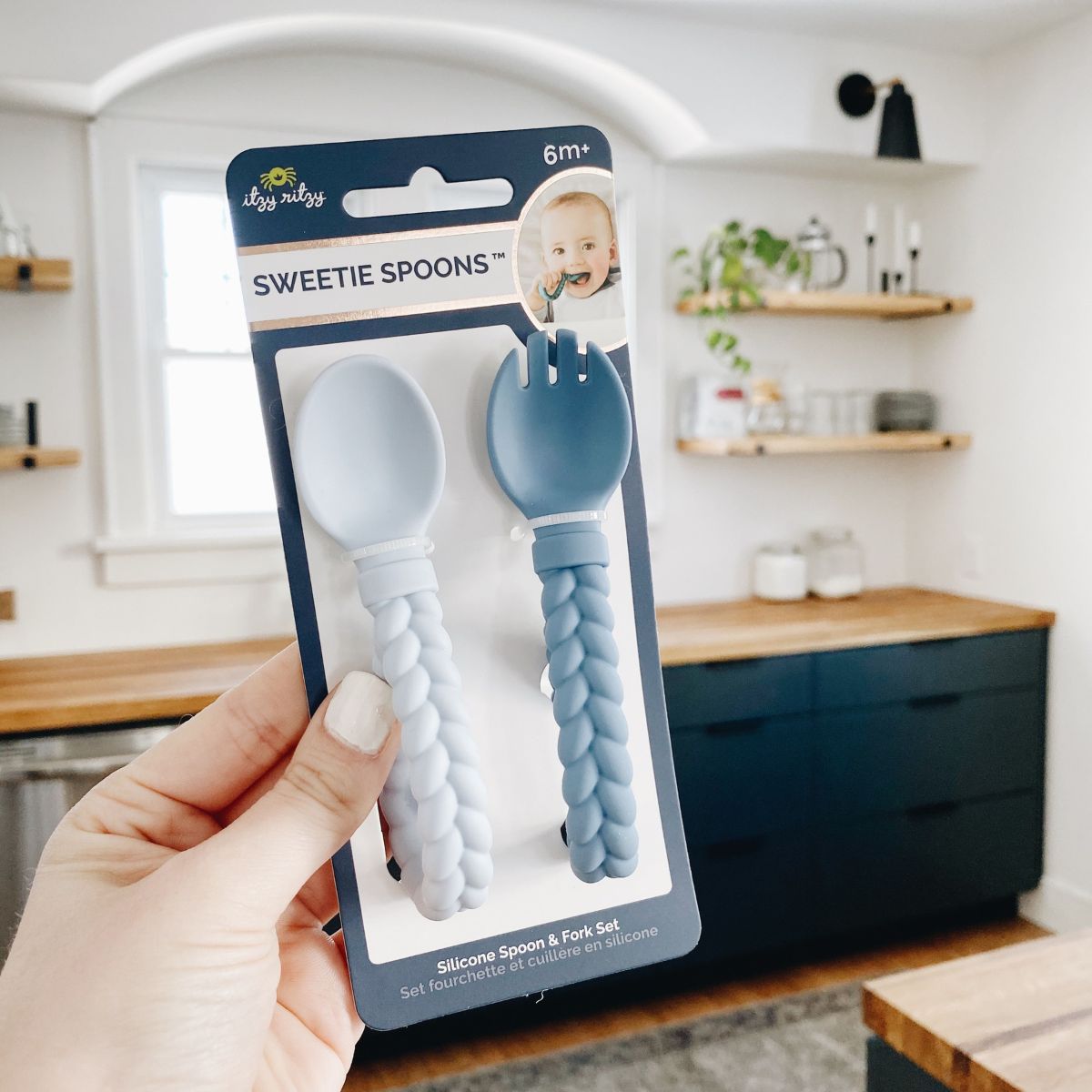 Sweetie Spoons™ - Silicone Baby Fork + Spoon Set