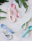 Sweetie Spoons™ - Silicone Baby Fork + Spoon Set