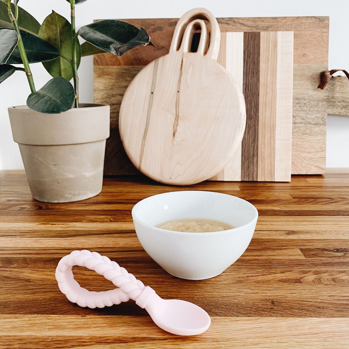 Sweetie Spoons™ - Silicone Baby Fork + Spoon Set