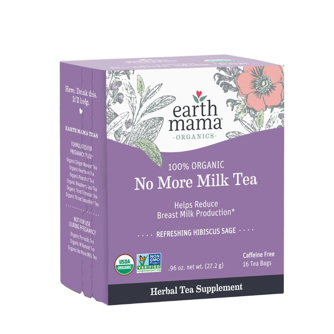 Earth Mama Organic No More Milk Tea Close Up