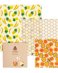 Beeswax Wraps “Beeginner” Set of 3 Sizes