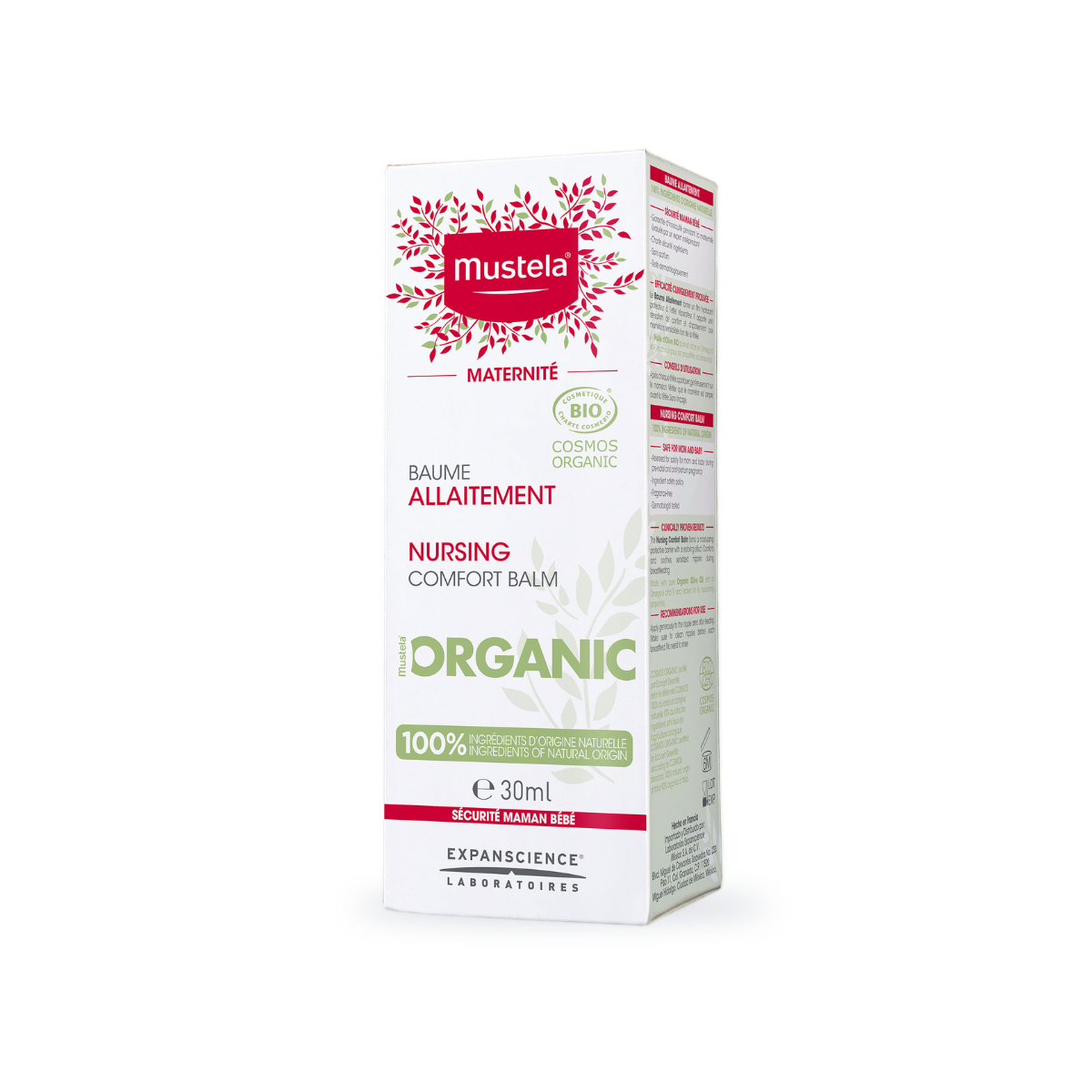 Mustela Organic Nursing Comfort Balm Packaging