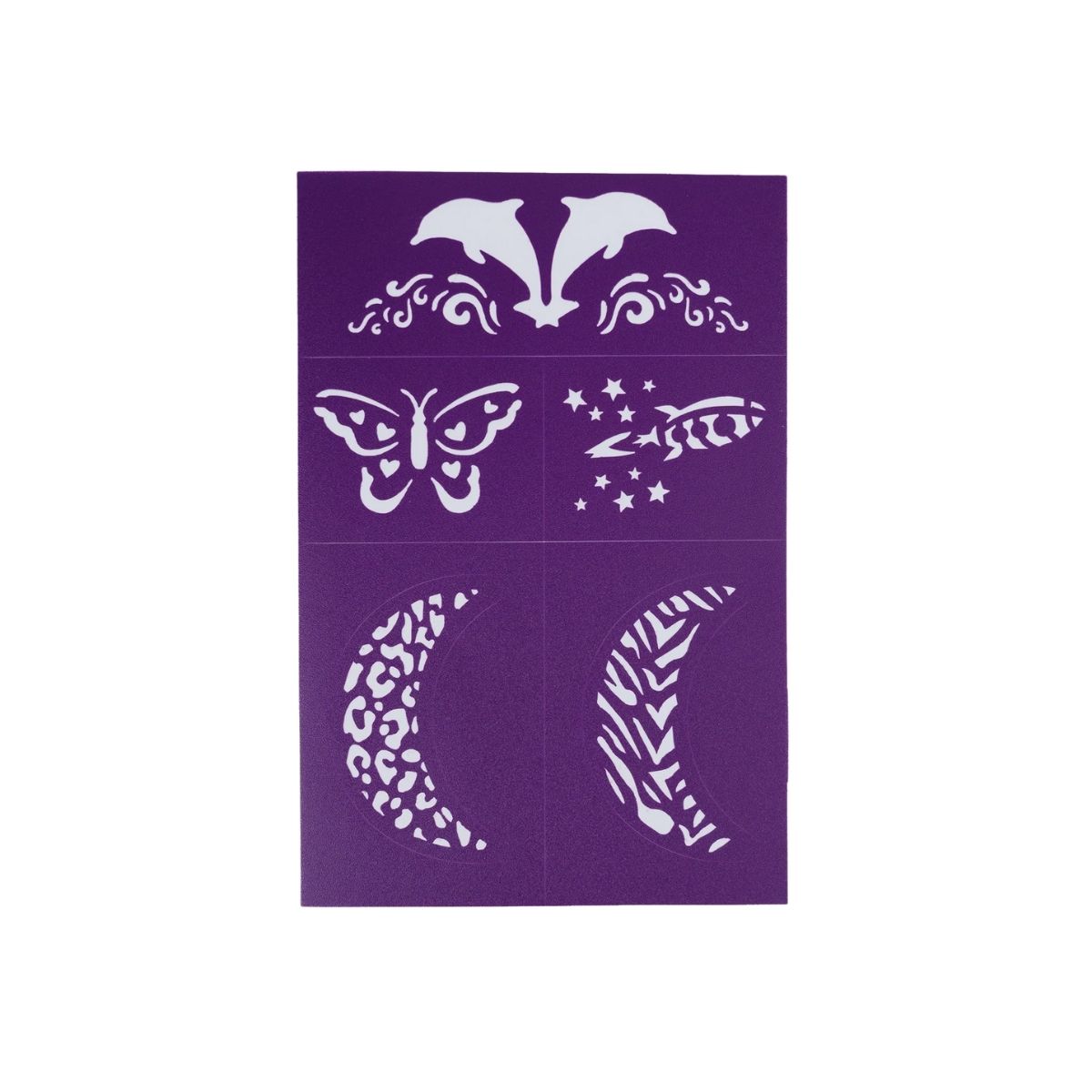 Adhesive Face Paint &amp; Makeup Stencils