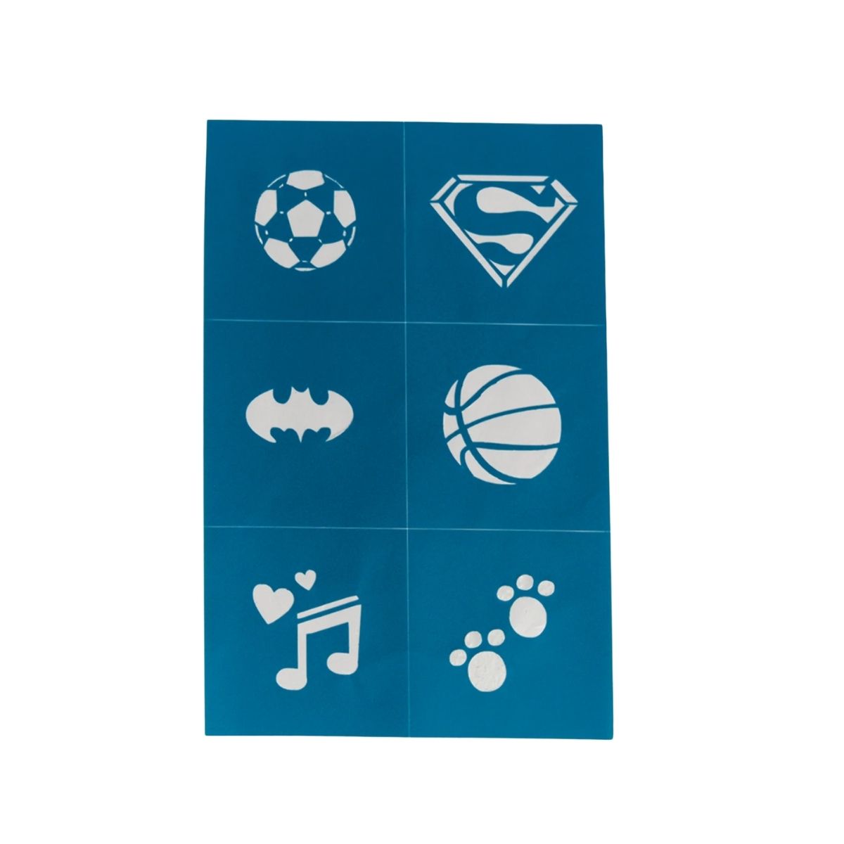 Adhesive Face Paint &amp; Makeup Stencils