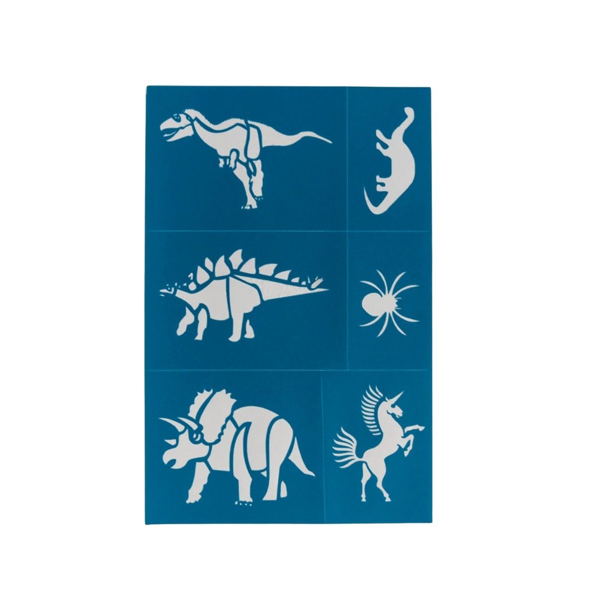 Adhesive Face Paint &amp; Makeup Stencils