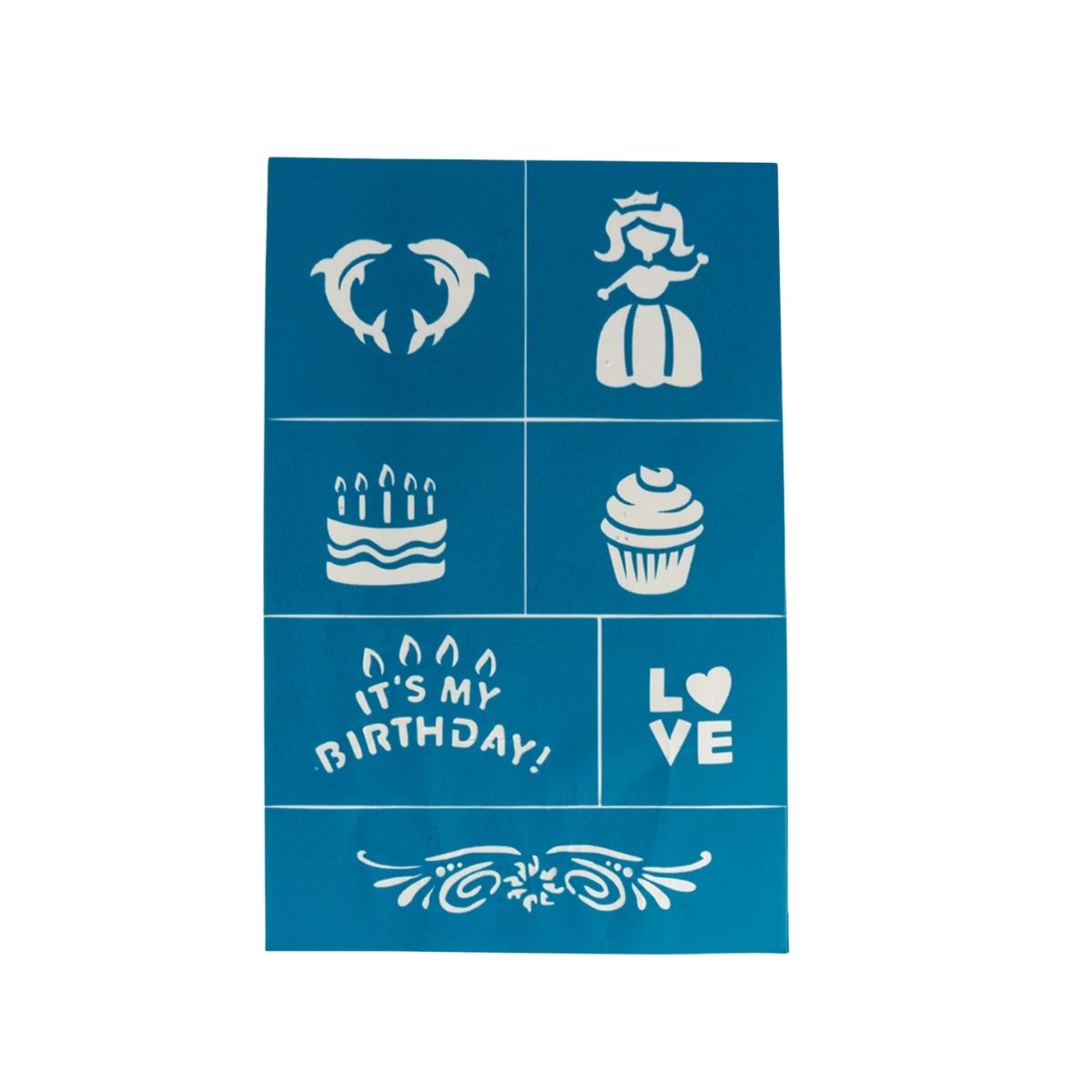 Adhesive Face Paint &amp; Makeup Stencils