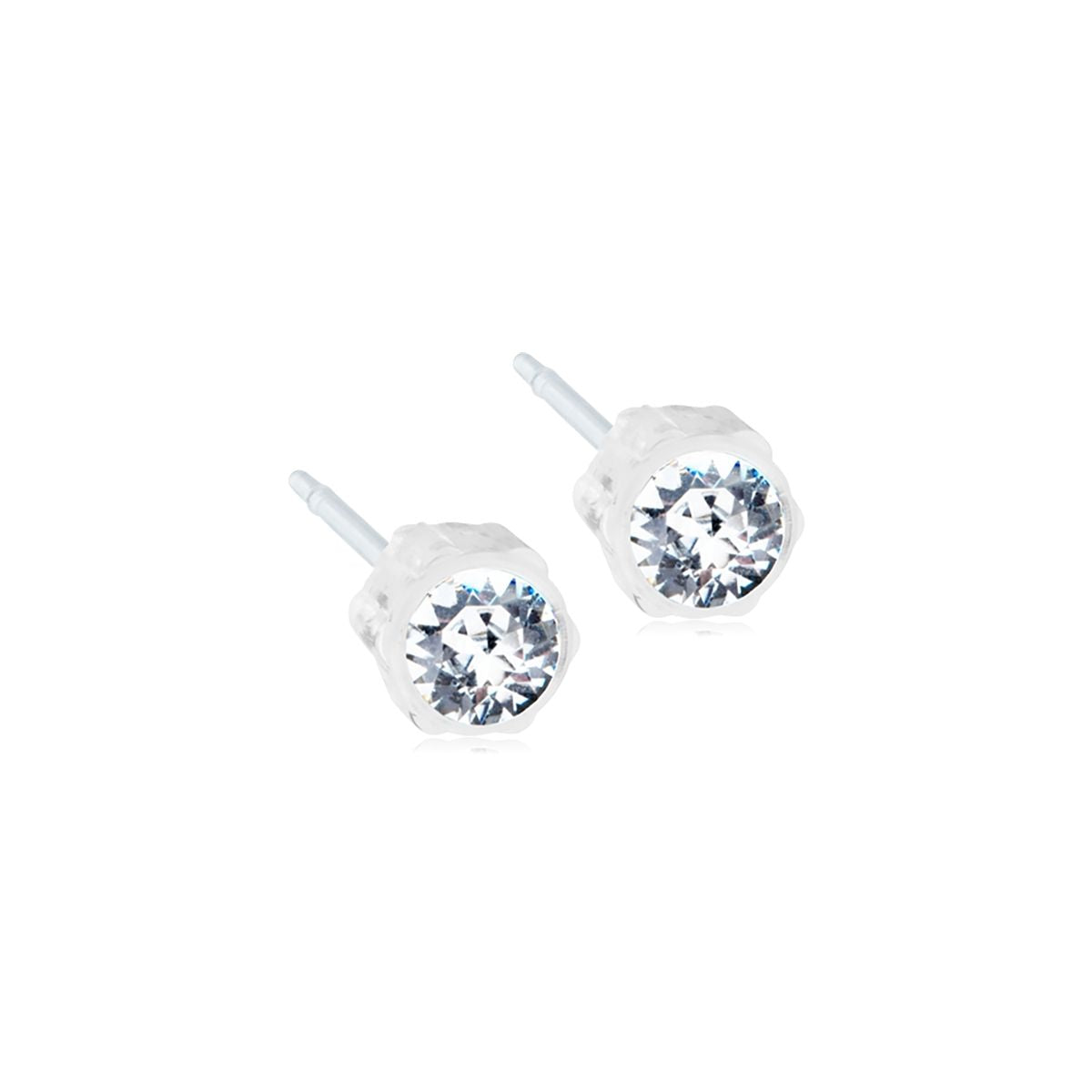Bezel Earring 4 mm