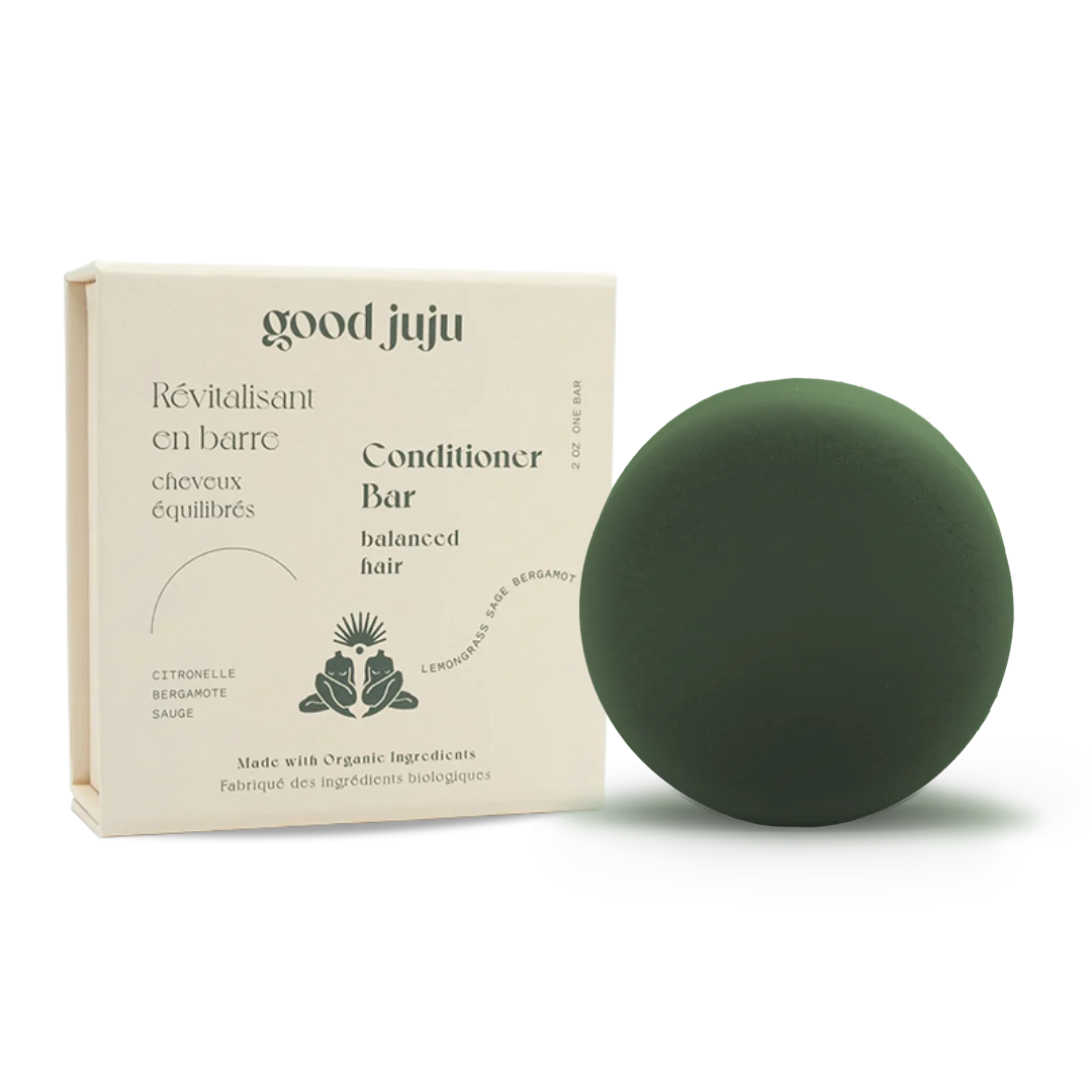 Good Juju Normal Balanced Hair Conditioner Bar with Packaging