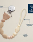 Sweetie Strap™ - Beaded Pacifier Clip