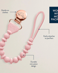 Sweetie Strap™ - Beaded Pacifier Clip