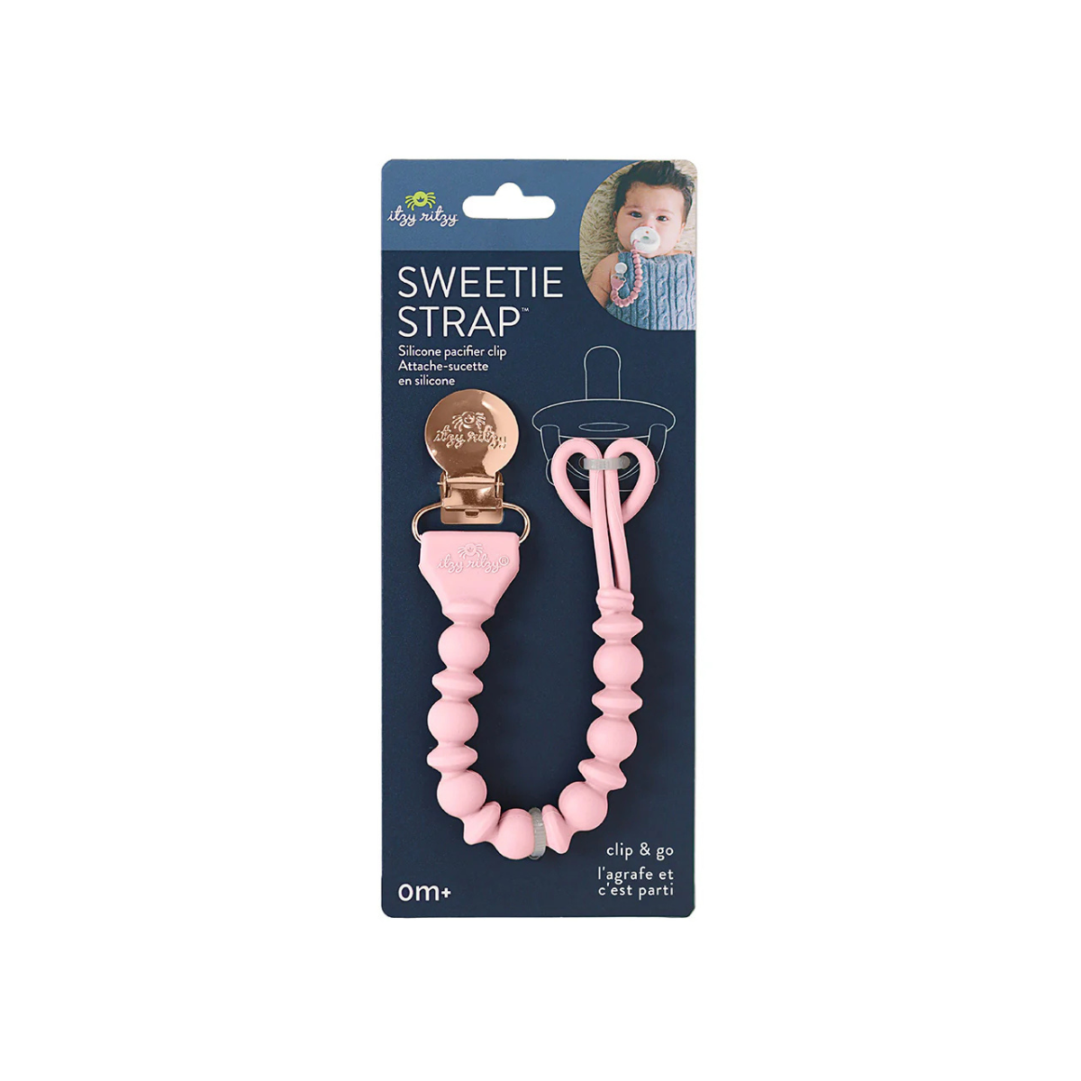 Sweetie Strap™ - Beaded Pacifier Clip