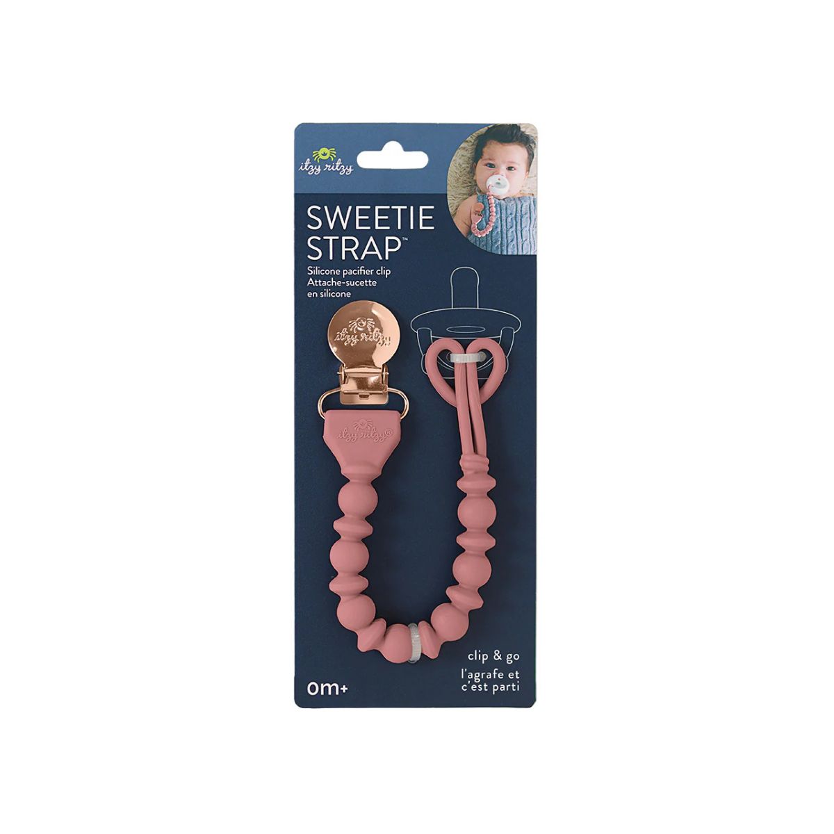 Sweetie Strap™ - Beaded Pacifier Clip