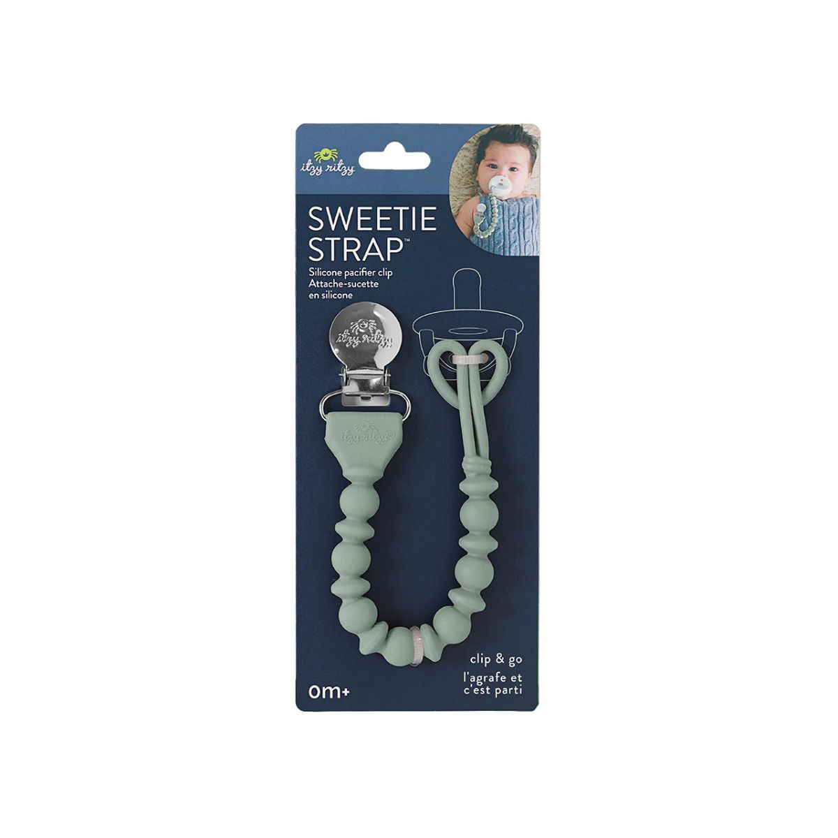 Sweetie Strap™ - Beaded Pacifier Clip