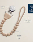 Sweetie Strap™ - Beaded Pacifier Clip