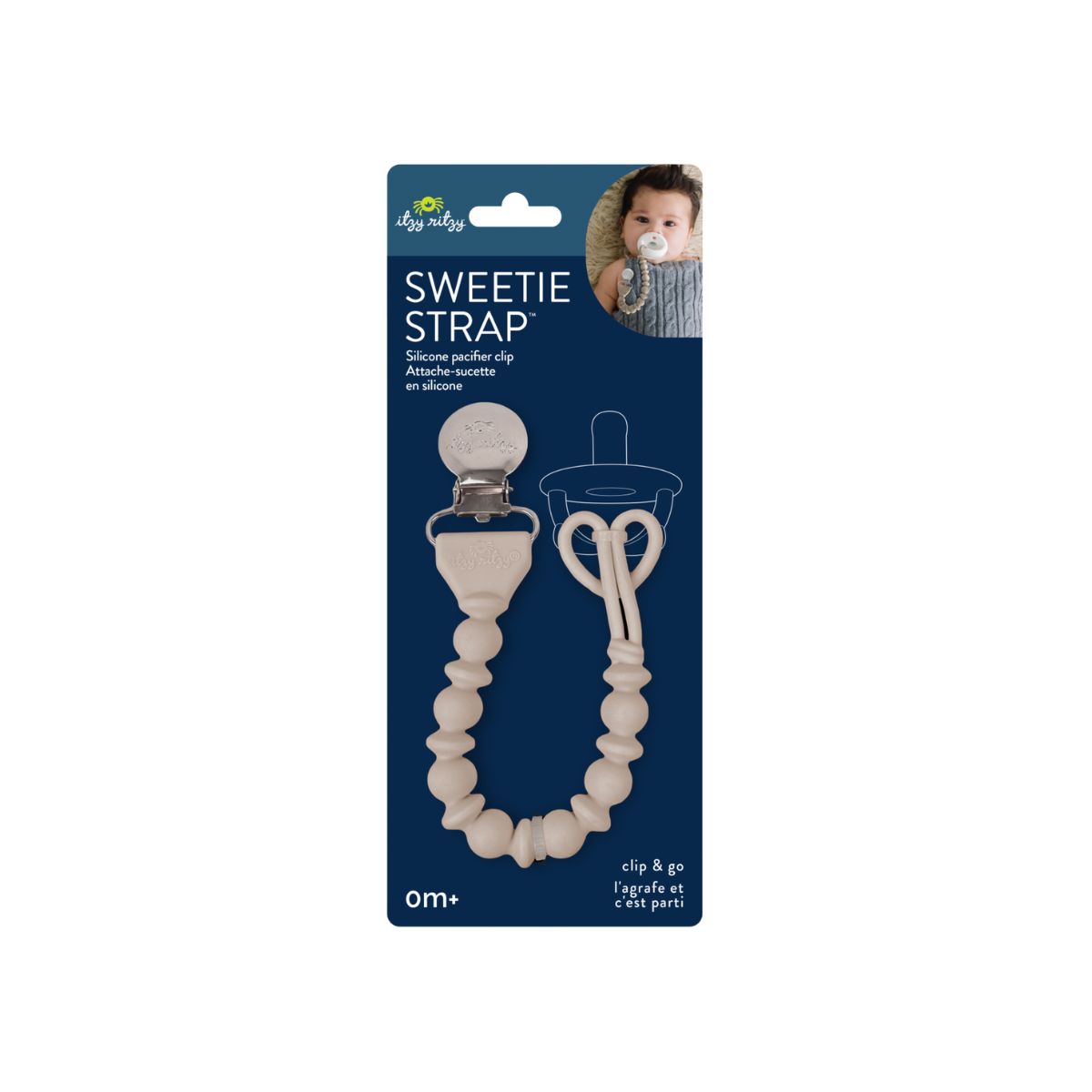 Sweetie Strap™ - Beaded Pacifier Clip